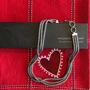 Siloed .925 Italian Sterling 18” necklace